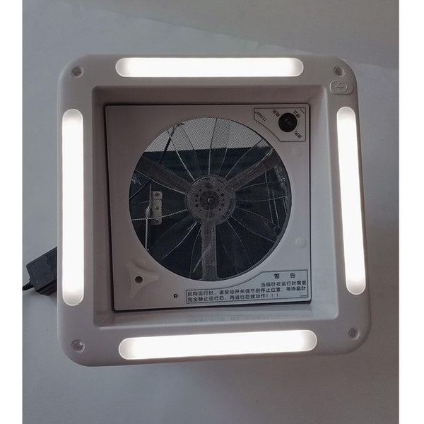 

11'' manual control caravan accessories motorhomes vents 12v fan with led camper rv roof exhaust recreational vehicle atv parts