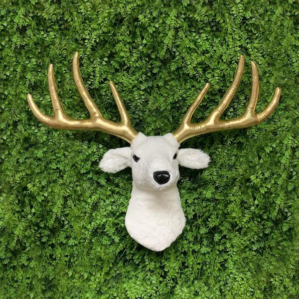 

deer animal head for wall decoration simulation elk clocks