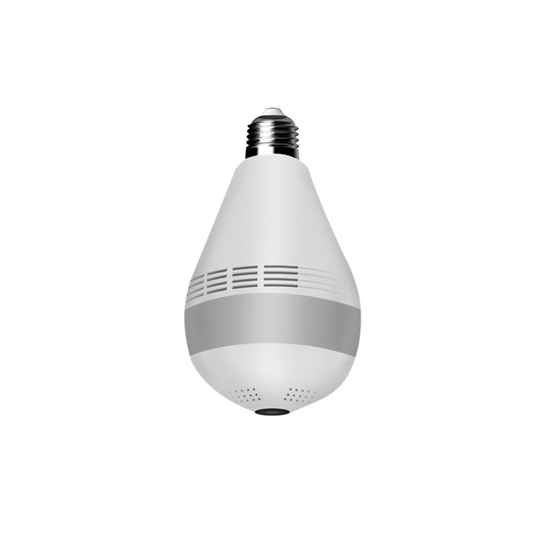 

360 degree led light 1080p wireless panoramic home security wifi cctv fisheye bulb lamp ip camera two ways audio cameras