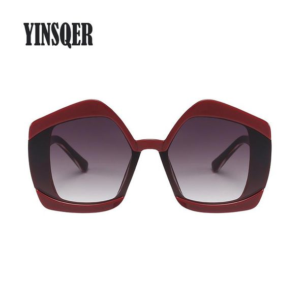 

vintage oversized women's sunglasses polarized lady sun glasses unusual female sunglasses for women fashion 2021, White;black