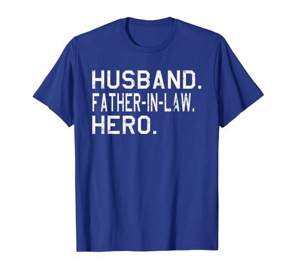 

fathers day gifts men husband father-in-law hero funny shirt, White;black