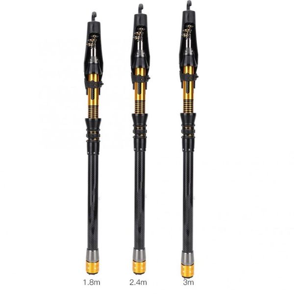 

fishing rod mini carbon uitralight 1.8/2.4/3m stick boat rods