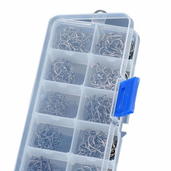 

pcs a lot carbon steel fishing hook fishhooks hooks with hole tackle box