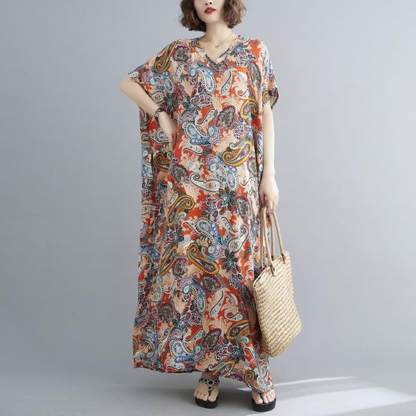 

casual dresses arcsinx summer dress for women large size 4xl 5xl 6xl printing short sleeve woman oversized sundresses female 7xl 8xl, Black;gray