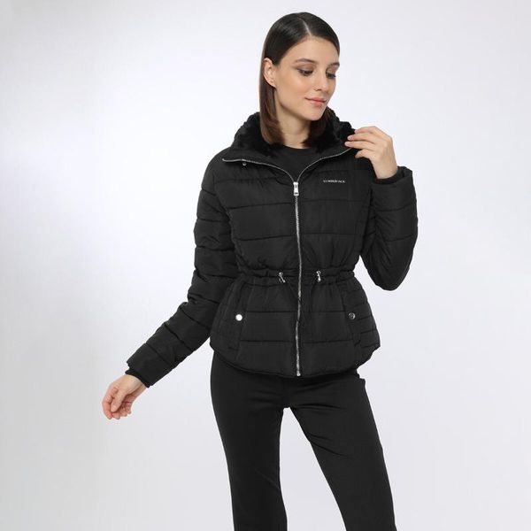 

women's jackets thinbell coat black women 's short, Black;brown