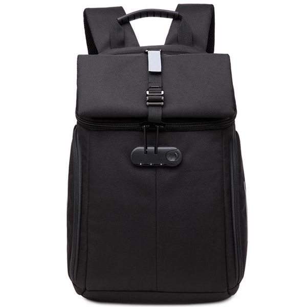 

backpack oxford men's multifunctional anti-theft lock 14-17inch lapcasual waterproof school 2021 solid