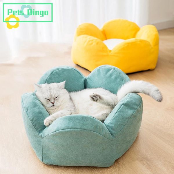 

kennels & pens pets bingo non-slip cat bed washable dog house removable teddy sofa semi-closed kennel small 53cm sleeping mats pet supplies