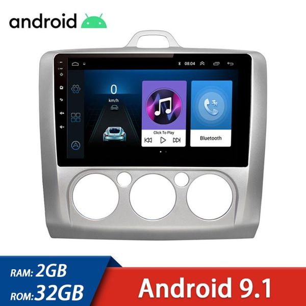 

car video 9" 2 din android 9.1 radio for focus exi mt 3 2004-2011 multimedia player autoradio navigation gps no dvd