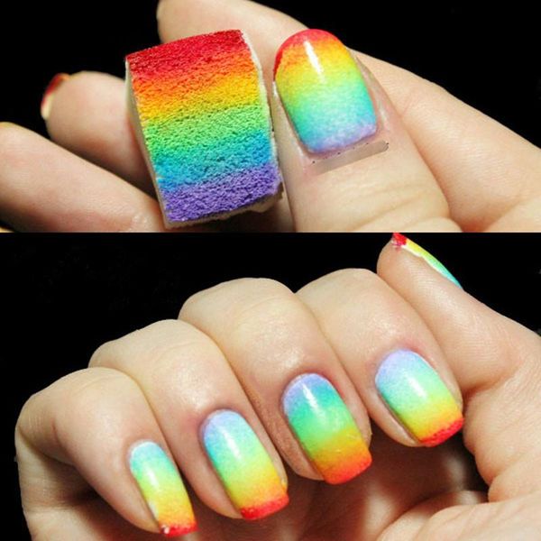 

nail art kits 8pc sponge stamper head manicure stamp stamping tools