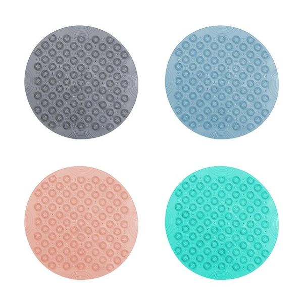 

bath mats pvc round door mat rug non slip indoor floor massage foot cushion