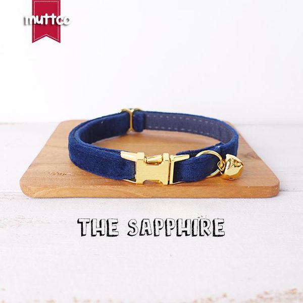 

cat collars & leads muttco retail with platinum metal buckle collar for the sapphire design 2 sizes ucc078b