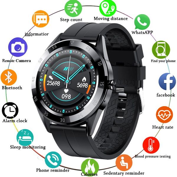 

smart wristbands 2021 phone watch men waterproof sports fitness health tracker weather display smartwatch woman
