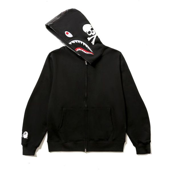 

men's hoodies & sweatshirts autumn/winter skull joint sweatshirt black m-2xl