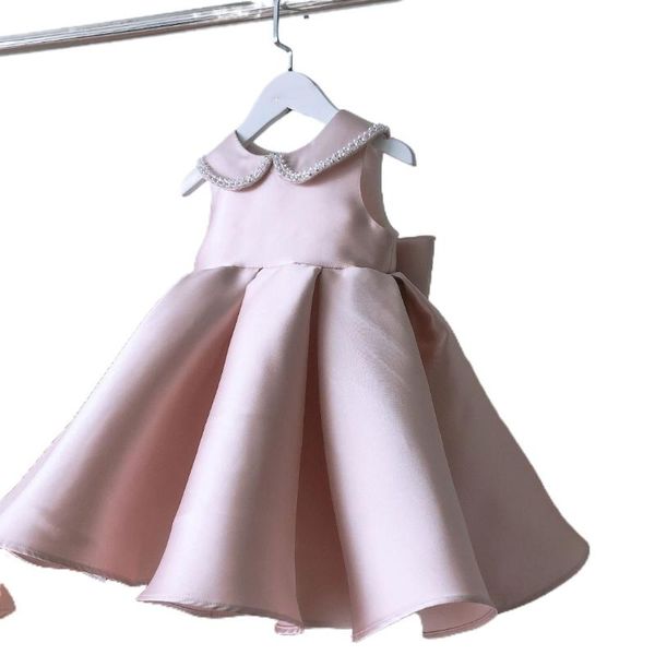 

girl's dresses tailor-made er real po beading ball gown flower girl dress for weddings formal bow-knot first communion pricess, Red;yellow