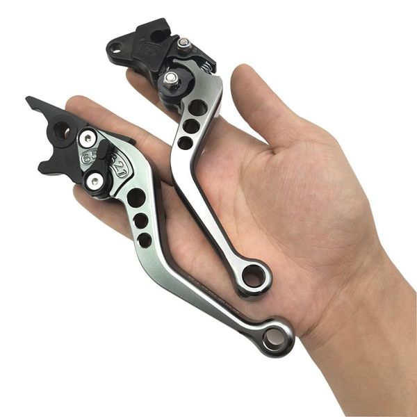 

motorcycle brakes 2pcs alloy brake handle cnc clutch lever fit for motorbike modification