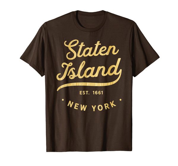

classic retro vintage staten island woodgrain nyc t-shirt t-shirt, White;black