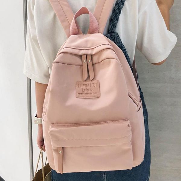 

backpack fashion women's simple style female book bag nylon for teenagers college students large capacity school bags