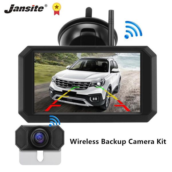 

car rear view cameras& parking sensors jansite 5 inch digital wireless backup camera monitor kit night vision waterproof for truck minibus t