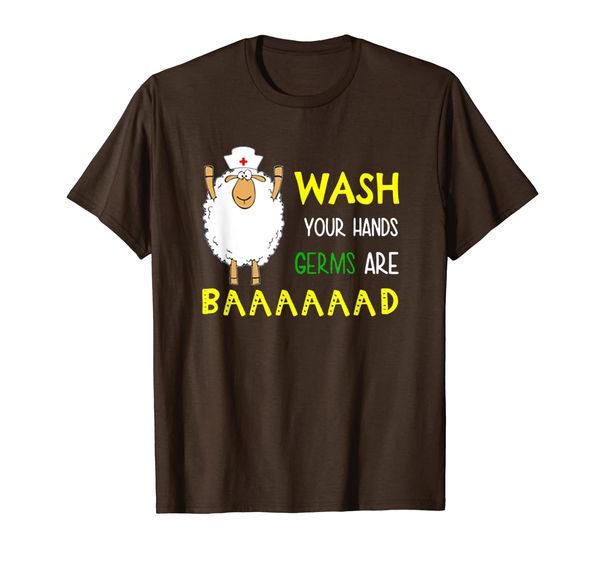 

Wash Your Hands Germs Are Baaaad Funny For Lover Sheep Nurse T-Shirt, Mainly pictures