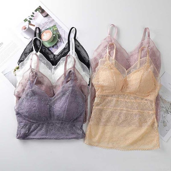 

bras cotton vest women lingerie pad sleeveless straps fashion lace tube crop female casual camisoles underwear, Red;black