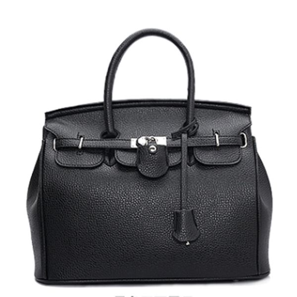 

lian 2019 new simple women's litchi pattern bag fashion handbag