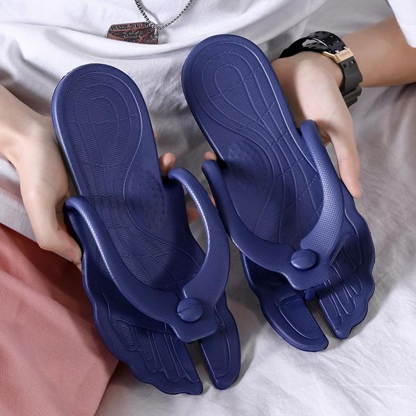 

men slides non-slip women slippers soft flip-flops beach sandals summer indoor outdoor leisure, Black