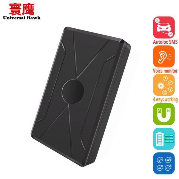 

car gps & accessories tracker voice monitor tracking start sauto location sms alarm 4 working modes 2g magnet 180 day standby web a