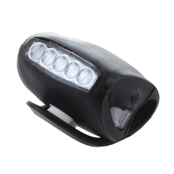 

lighthouse lamp light lights front 5 + 2 led white red cycling bike