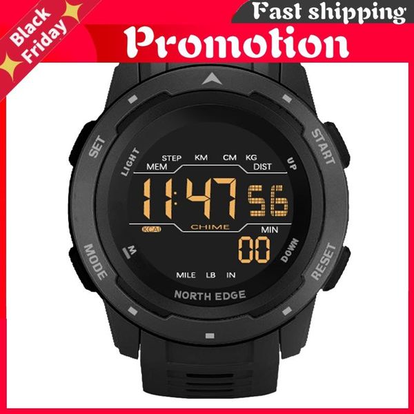 

wristwatches digital watch men military sports watches fashion running swimming waterproof 50m men's electronic clock, Slivery;brown