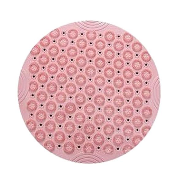

round pvc silicone bathroom mat, hydrophobic suction cup massage mat bath mats