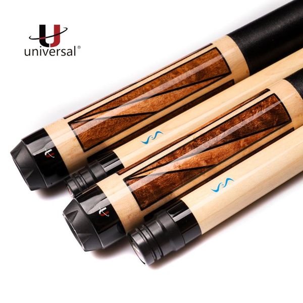 

universal un115-9 billiard pool cue stick kamui tip technology maple billar kit with protective cover cues