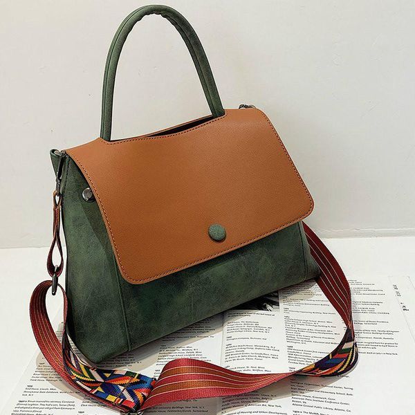 

evening bags fashion leather crossbody for women 2021 splicing shoulder messenger bag lady travel small handbag bolso mujer sac