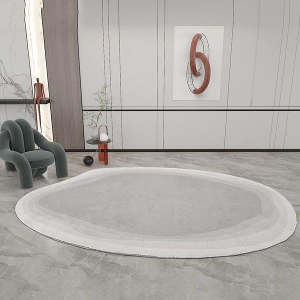 

carpets nordic irregular grey for living room modern large coffee table floor mat bedroom soft oval carpet bedside area rugs