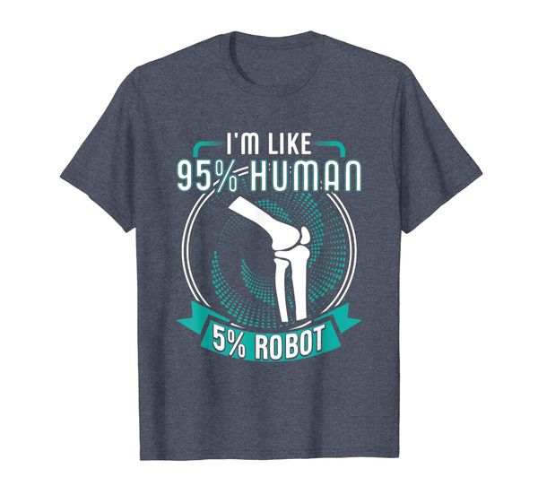 

Funny Titanium Knee Replacement Surgery Get Well Gift T-Shirt, Mainly pictures