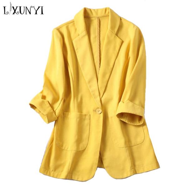 

woman blazer 2021 spring summer plus size loose casual jacket suit coat korean office lady women's outerwear suits & blazers, White;black