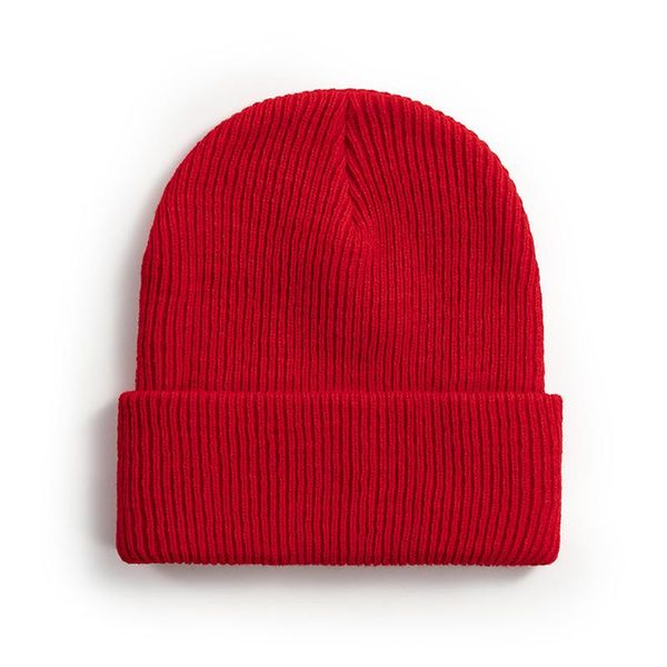 

beanies autumn winter men's hat street casual warm knitted beanie solid color harajuku caps retro loose women's