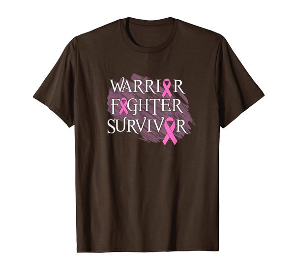 

breast cancer awareness shirt warrior fighter survivor t-shirt, White;black