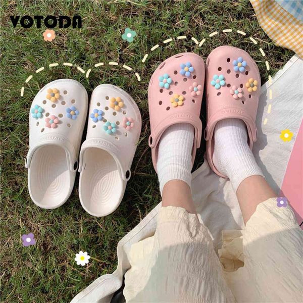 

summer women home garden sandals cute cartoon slippers slip on for girl beach slides foam hole flip flops fashion outdoor shoes, Black