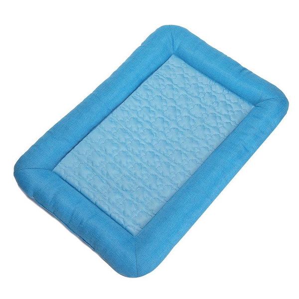 

dog cat sofa summer pet cool bed small and medium-sized ice silk mat linen machine washable kennels & pens