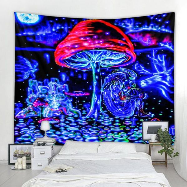 

tapestries nordic mushroom wall decoration tapestry mandala hippie bohemian