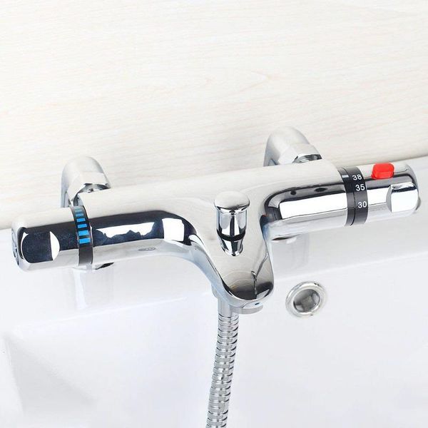 

wall thermostatic bath shower mixer brass bathroom faucet control valve tap sets