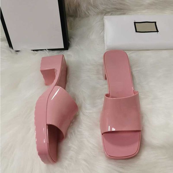 

spring summer women's slippers comfortable shoes multicolored jelly sell, Black