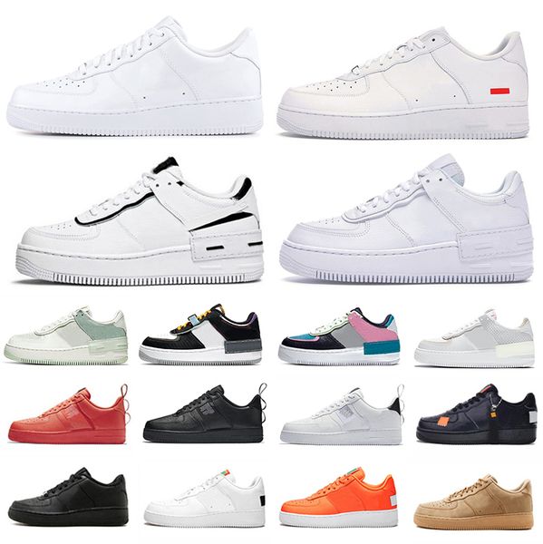 

airforces 1 low one men women running shoes shadow skateboard triple utility classic black white orange wheat high pistachio frost mens trai