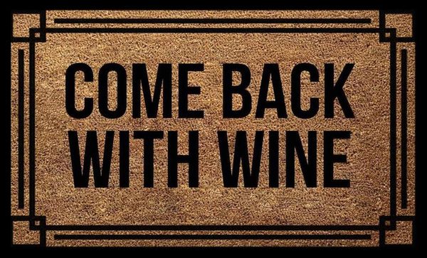 

with wine welcome doormat for alcoholist home decorative carpets
