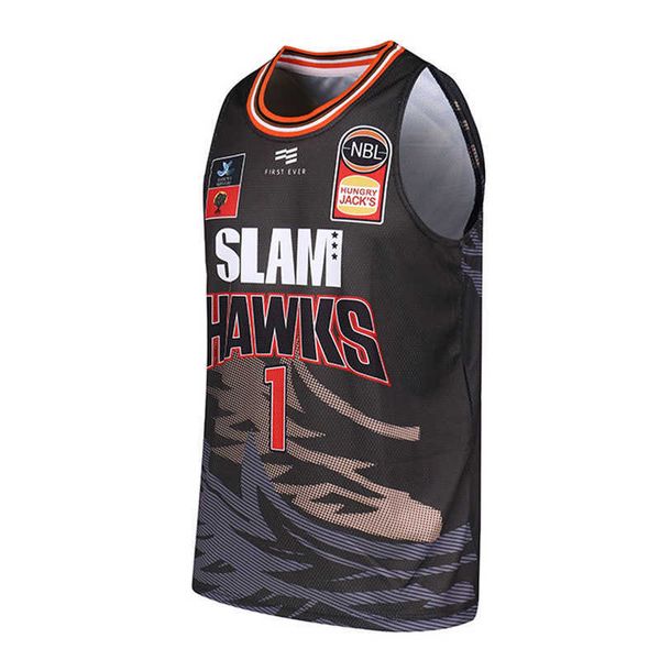 

rabbit new basketball suit black duck white duck no.1 jersey straight, Black;white