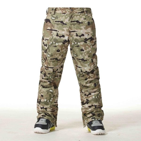 

skiing pants gsou snow ski men winter snowboard waterproof breathable camouflage trousers thicken warm windproof clothes