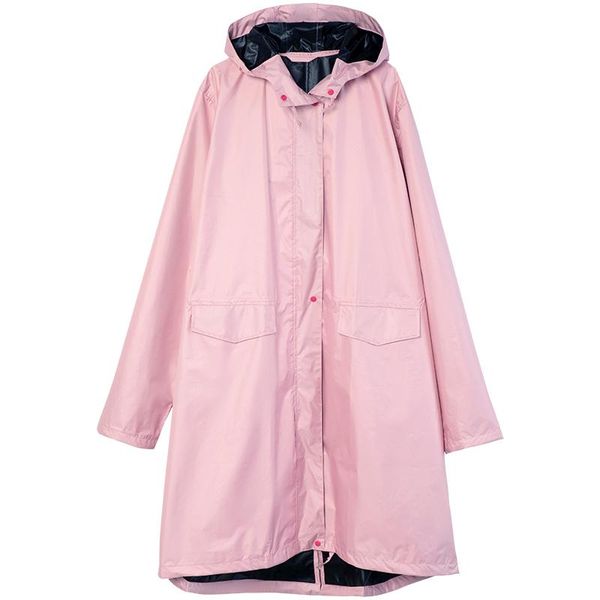 

raincoats fashion little fresh trend pink raincoat long men's and women's travel sunscreen windbreaker