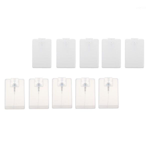 

storage bottles & jars 12pcs 20ml cardcase shape perfume spray refillable mist