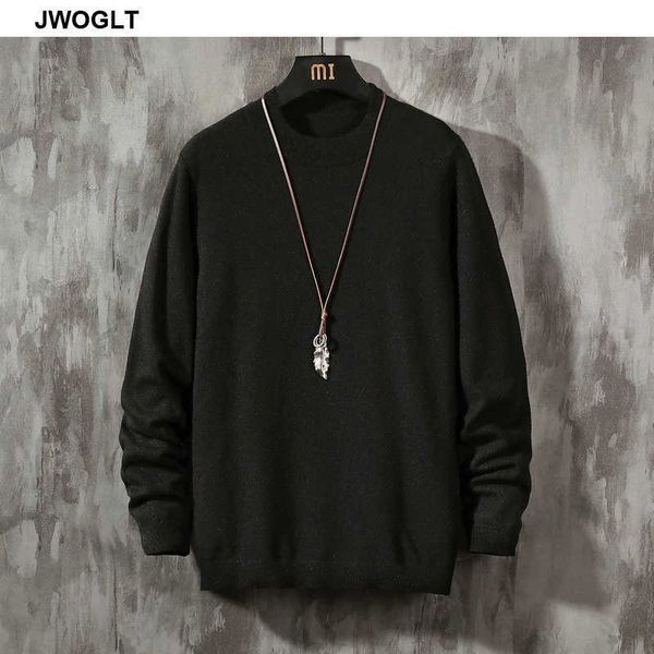 

korea fashion solid sweater men casual o-neck pullover men slim fit long sleeve white black mens sweaters knitted pull homme 210528