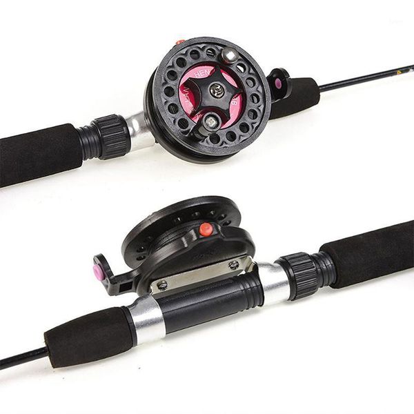 

boat fishing rods winter mini super short retractable set combo lightweight ice reel rod hard